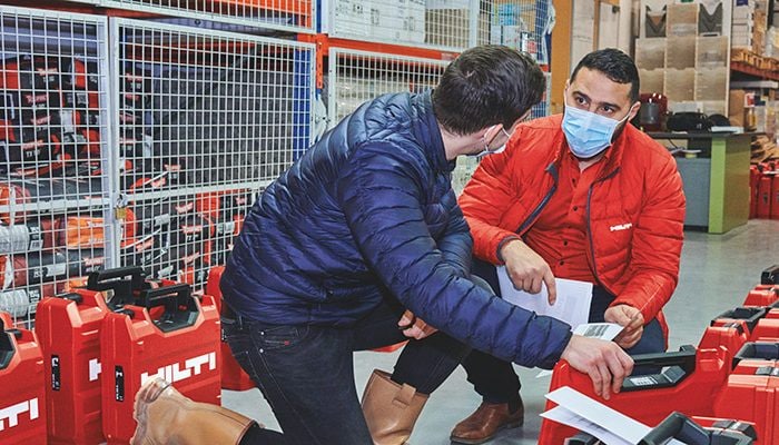 Servicio de diagnóstico Hilti