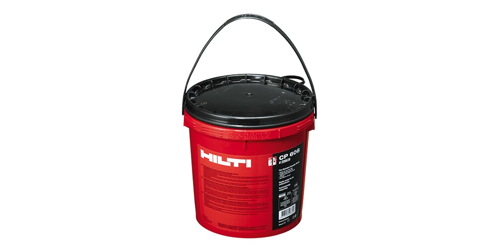 Fire-Resistant Acoustic Mastic, #209638, Acrylic Sealant, Pail small, Flexible