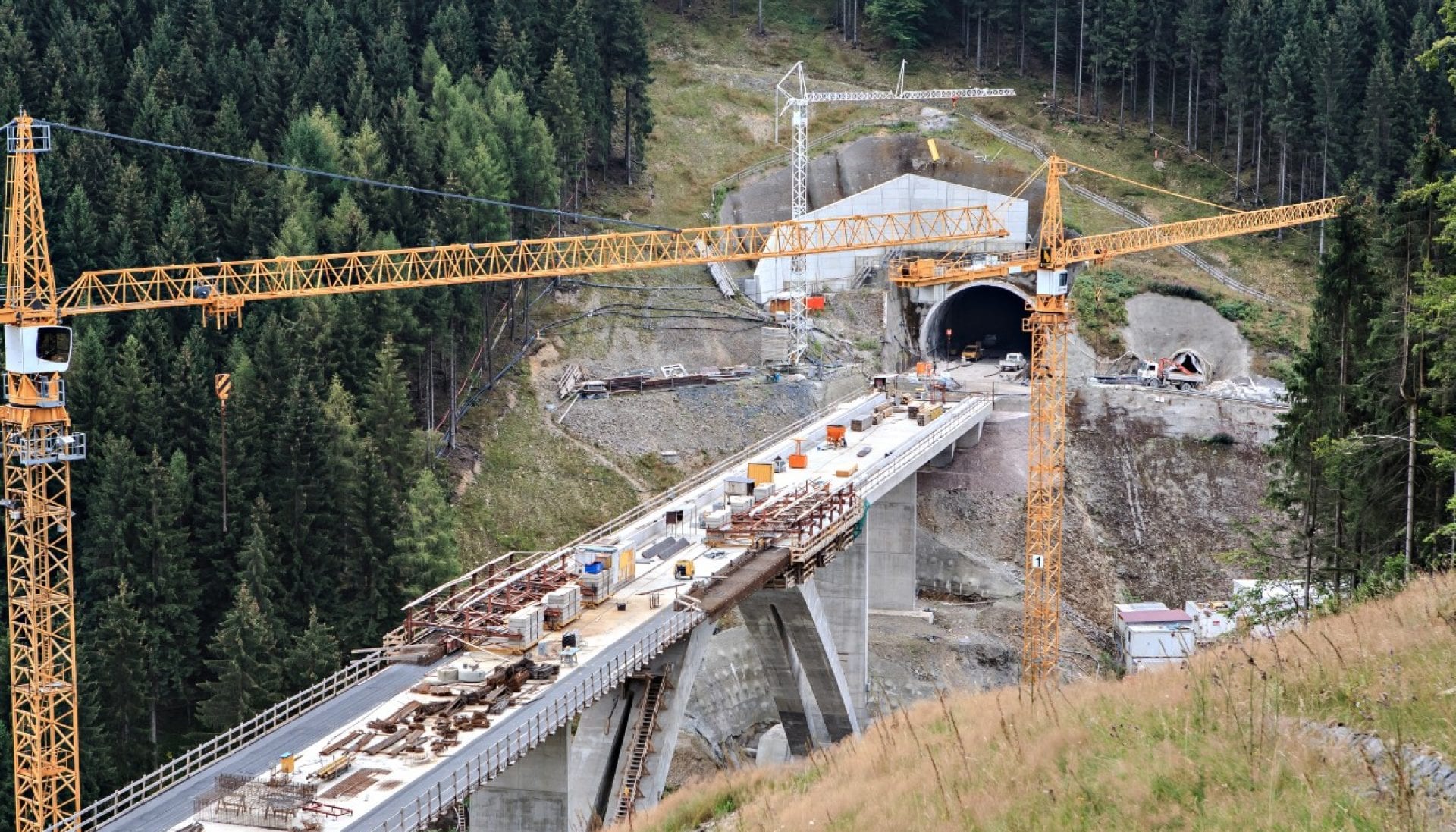 construcción de túnel
