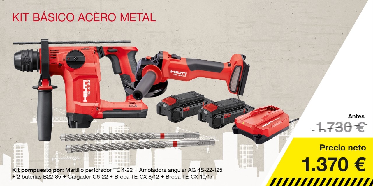 Kit básico de acero metal 