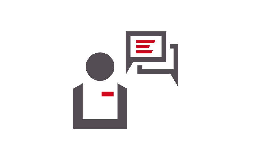 Icono de contacto con atención al cliente