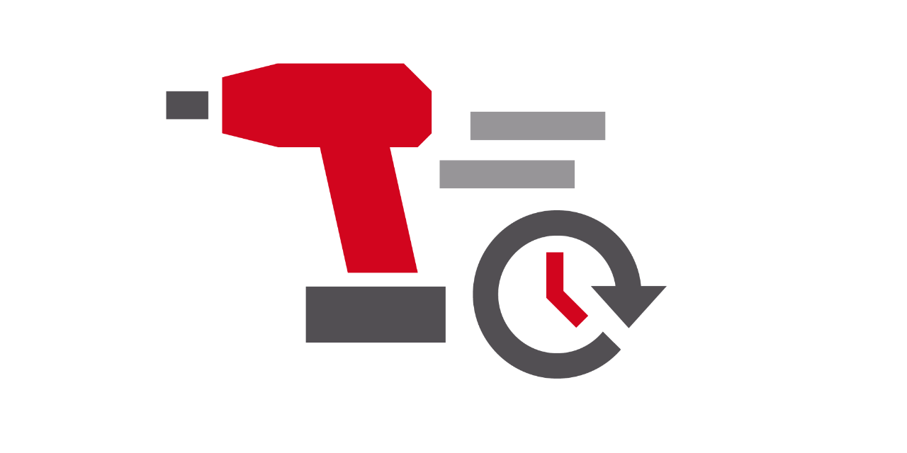 Icono de entrega rápida de herramientas