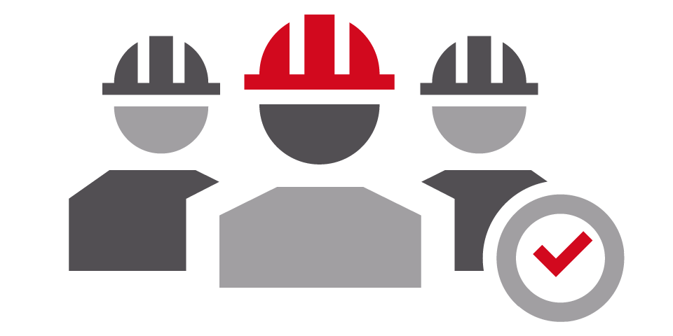 Ilustración del tiempo de trabajo de los operarios