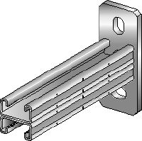 MQK-21 D-R Soporte doble de acero inoxidable para aplicaciones de carga media