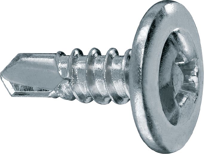 Tornillos para marcos autotaladrantes S-DD 03 Z 02 Tornillo interior para marcos metálicos con cabeza alomada (galvanizados) para la fijación de montantes a carriles