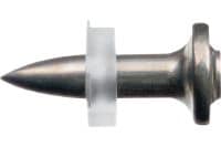 Clavos de acero inoxidable X-R P8 Clavo individual de alto rendimiento para el uso con herramientas de fijación directa con pólvora en acero en entornos corrosivos