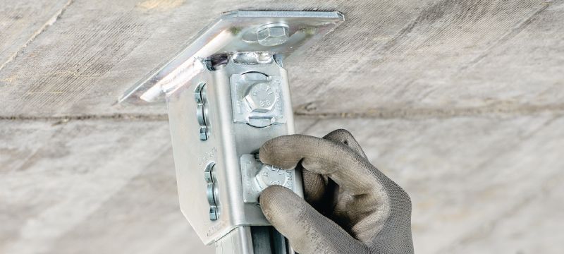 Conector de carril MQN-B Conector de carril galvanizado definitivo, probado contra incendios según ETA Aplicaciones 1