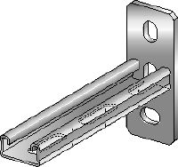 Soporte MQK-21-F Soporte galvanizado en caliente (HDG) para aplicaciones de carga media