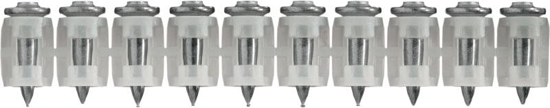 Clavos de acero X-EGN MX (en tiras) Clavo en tiras de calidad para el uso con la clavadora a gas GX 120 en acero