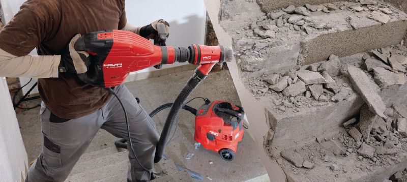 Martillo rompedor TE 700-AVR SDS-Max Potente martillo rompedor SDS Max (TE-Y) para tareas pesadas de cincelado de hormigón y mampostería, con sistema de reducción activa de la vibración (AVR) Aplicaciones 1