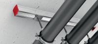 Canal de perfil MQ-41-L Carril de carga MQ galvanizado de 41 mm de alto para aplicaciones de carga media Aplicaciones 1