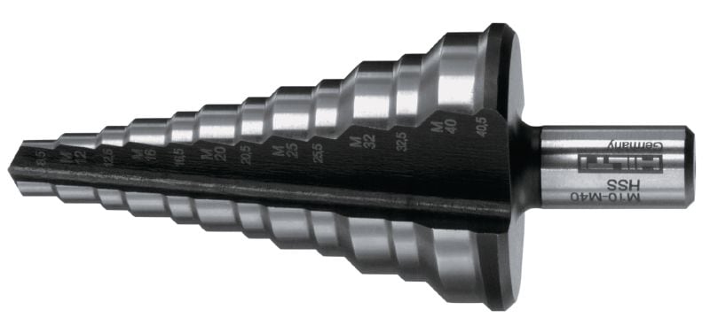 Broca escalonada HSS SB Broca escalonada para taladrar o ampliar orificios de diferentes tamaños en metal