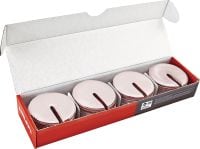 Disco de masilla intumescente CFS-D 25 Discos autoadhesivos de masilla intumescente para cables individuales, conductos y cables agrupados en aberturas de hasta 25 mm