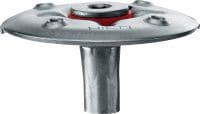 Espiga de rejilla X-FCM-R HL de carga elevada (acero inoxidable) Disco de anclaje de rejillas para el uso con pernos roscados en entornos con nivel alto de corrosión