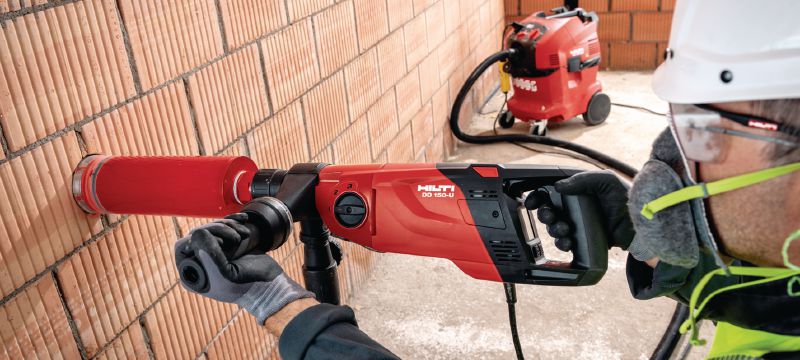 Taladro de diamante DD 150-U Versátil máquina de taladro con diamante para tareas manuales o con columna de taladro de orificios de 8-162 mm (5/16 - 6-3/8) de diámetro Aplicaciones 1