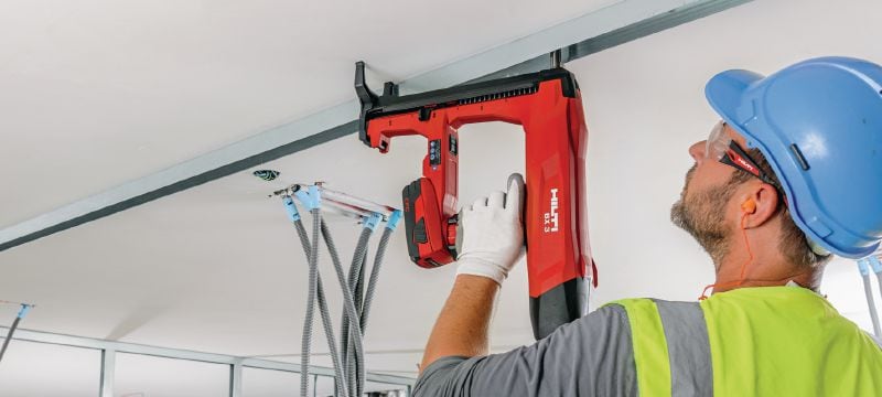 Herramienta de fijación BX 3-L (02) Sistema de fijación a batería de 22 V para aplicaciones de acabado de interiores Aplicaciones 1