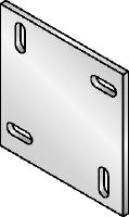 MIQB-CD Placa base galvanizada en caliente (HDG) para la fijación de vigas MIQ a hormigón