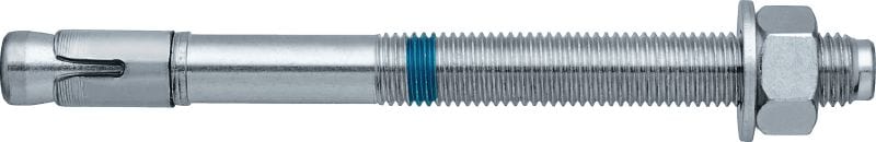 Anclaje acuñado HSA Anclaje acuñado de alto rendimiento para cargas estáticas a diario en hormigón no fisurado (acero al carbono)