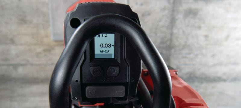 Perforación con corona hueca DD 250-CA Herramienta de perforación diamantada pesada avanzada con unidad de alimentación automática Cut Assist para perforación con corona hueca de diámetros pequeños y grandes de 12 a 500 mm Aplicaciones 1