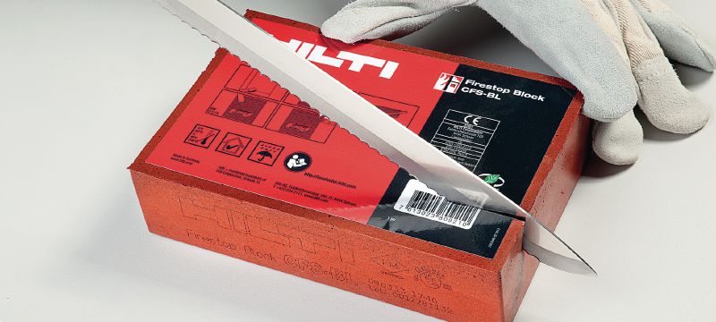 Ladrillos flexibles intumescentes CFS-BL Ladrillo flexible intumescente preformado para el sellado de atravesamientos con cables Aplicaciones 1