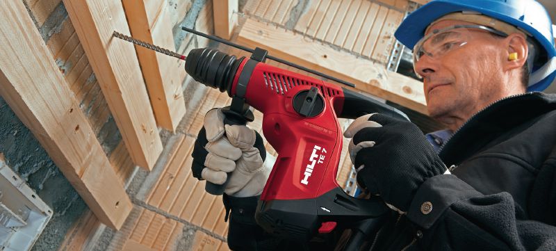 Martillo perforador TE 7 Martillo perforador SDS Plus (TE-C) compacto y ligero con empuñadura en D Aplicaciones 1