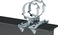 Conector de punto de fijación de viga MP-PS Conectores de viga para la fijación de abrazaderas dobles con placa PM-PS a vigas de acero
