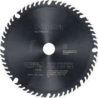 Discos de sierra circular de acabado fino para madera Discos de sierra circular de acabado fino de alto desempeño, con dientes de carburo para cortes más suaves y limpios en madera maciza y tableros de madera con sierras de inmersión a batería