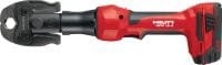 Herramienta de prensado de tuberías NPR 19-A Herramienta de prensado de tuberías en línea de 19 kN a batería con mordazas intercambiables para tuberías de metal y plástico de hasta 40 mm.