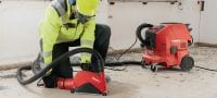 Amoladora angular AG 230-27DB Amoladora angular de 2700 W con interruptor de emergencia de tipo dead man, empuñadura giratoria y freno para discos de hasta 230 mm Aplicaciones 3