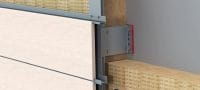 Soporte FOX VI L Soporte de pared versátil para la instalación de subestructuras de fachadas “rainscreen” Aplicaciones 3
