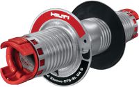 Manguito rápido ampliado CFS-SL GA Dispositivo de vía para un cableado de gran tráfico con un control óptimo del flujo de aire