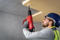 Clavadora de fijación directa con pólvora de aislamiento DX 6-IE Clavadora de fijación directa con pólvora completamente automática para la fijación de aislamiento en hormigón, mampostería y acero Aplicaciones 2