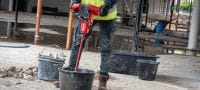 Mezclador de paletas a batería NMX 6-22 Mezclador a batería con potente motor sin escobillas para mezclar hormigón, morteros y muchos otros materiales de construcción (plataforma de baterías Nuron) Aplicaciones 2