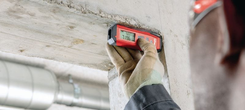 Medidor láser PD-S Medidor láser fácil de utilizar que permite medir distancias y áreas de hasta 60 m Aplicaciones 1