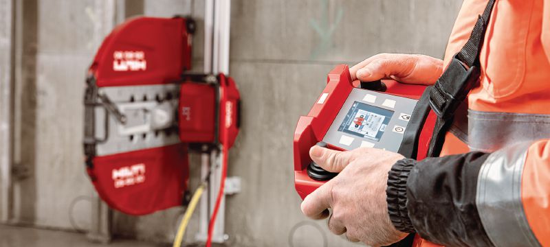 Hoja de sierra mural SPX MCL Equidist (60H: válida para sistemas Hilti y Husqvarna®) Hoja de sierra mural (15 kW) de alto rendimiento que ofrece una elevada velocidad de corte y mayor duración en hormigón reforzado (eje de 60H válido para las sierras murales de Hilti y Husqvarna®) Aplicaciones 1