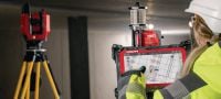 Herramienta de diseño de construcción PLT 400-2 Herramienta de diseño de construcción versátil y fácil de utilizar para una sola persona que ofrece precisión de medición en ángulo de 2 y rango ampliado para la colocación de estacas de localización en el lugar de trabajo Aplicaciones 2