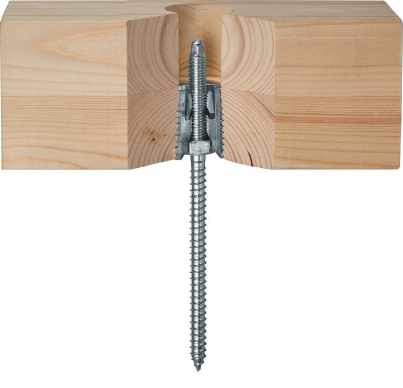 Conector de madera HCW Sistema de conector de madera más rápido y eficiente para el ensamblaje de estructuras de madera prefabricadas