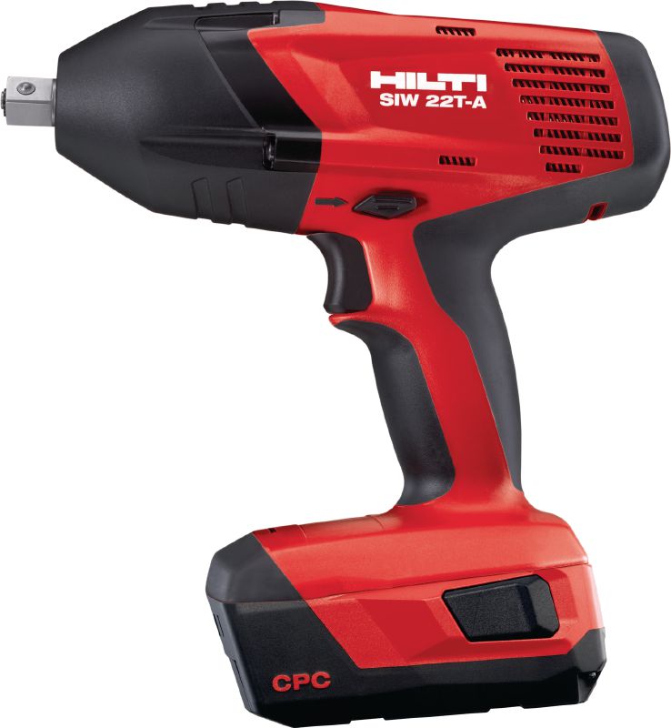 Llave de impacto a batería SIW 22T-A 1/2 Llave de impacto de 22 V de alto par y alto rendimiento con eje cuadrado de 1/2 con pasador de retención para tareas de anclaje y atornillado