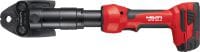 Herramienta de prensado de tuberías NPR 32-A Herramienta de prensado de tuberías en línea de 32 kN a batería con mordazas intercambiables para tuberías de metal y plástico de hasta 110 mm (4).