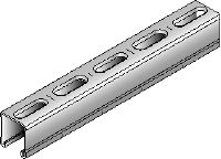 MM-C-36 Carril de carga MM galvanizado de 36 mm de alto para aplicaciones de carga ligera a media