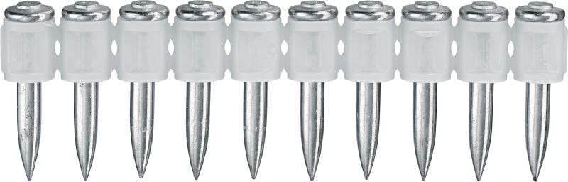 Clavos universales X-P MX (en tiras) Clavos en tiras de alto rendimiento para la fijación en hormigón y otros materiales base mediante herramientas de fijación directa con pólvora