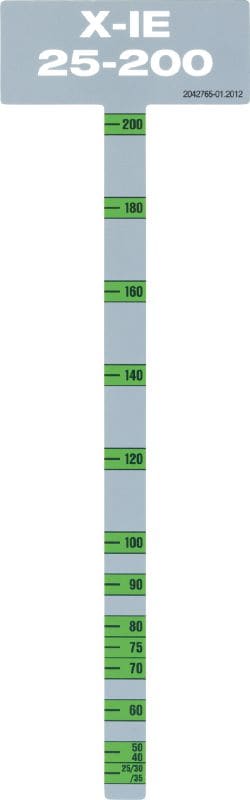 Fijación de aislamiento X-IE 6 Fijador de aislamiento blanco para panel EPS en hormigón