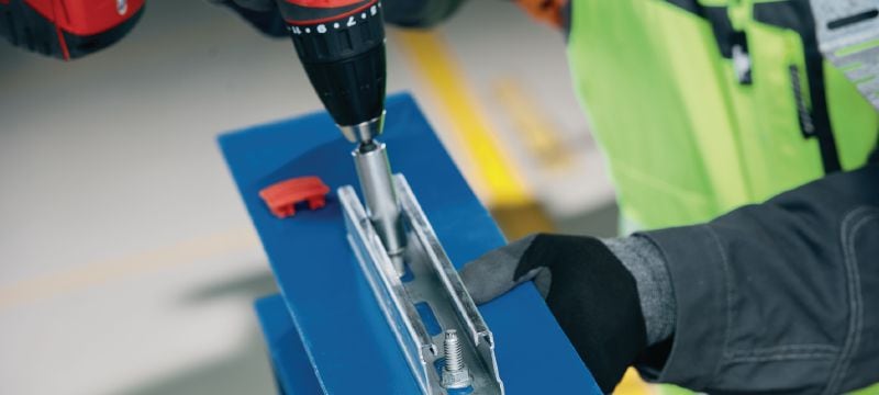 Perno ajustable S-BT MR Vástago de tornillo roscado (acero inoxidable, rosca de sistema métrico) para fijaciones varias en aluminio en entornos altamente corrosivos Aplicaciones 1