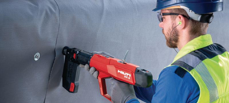 Kit de clavadora de fijación directa con pólvora DX 6 Kit de clavadora de fijación directa con pólvora totalmente automática para pared y encofrado Aplicaciones 1