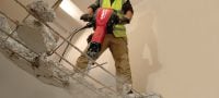 TE-H28P FM Cincel plano delgado HEX 28 (H28) de alto rendimiento (poligonal) para tareas pesadas de demolición de hormigón Aplicaciones 2