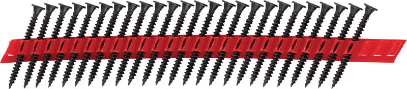 Tornillos para aglomerado de punta afilada S-DS20B M1 Tornillos en tiras para aglomerado (con revestimiento de fosfato) para los cargadores de tornillos SD-M 1 y SD-M 2: la opción perfecta para fijar paneles de aglomerado a estructuras de madera o metal