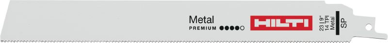 Hojas para sierras de sable para metal de espesor medio (carga pesada) Hoja para sierra de sable de larga duración para tareas de corte de metales gruesos de 3,5-10 mm (1/8 - 7/16) de espesor