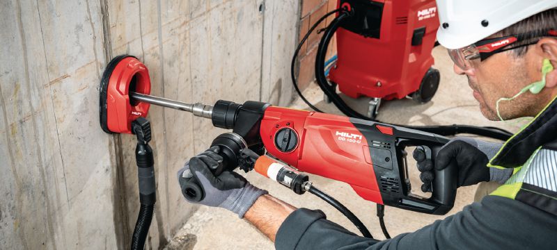 Taladro de diamante DD 150-U Versátil máquina de taladro con diamante para tareas manuales o con columna de taladro de orificios de 8-162 mm (5/16 - 6-3/8) de diámetro Aplicaciones 1