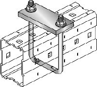 MIC-SPH Accesorio galvanizado en caliente (HDG) para la fijación a vigas MI y el anclaje de tuberías suspendidas