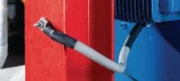 Perno ajustable S-BT-EF HC Perno roscado atornillado (acero al carbono, rosca métrica) para conexiones eléctricas en acero en entornos con nivel de corrosión medio, sección transversal máxima recomendada de cable conectado de 120 mm ² Aplicaciones 6